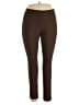 Maze Collection Solid Brown Active Pants Size 1X - photo 1