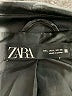 Zara 100% Cotton Black Jacket Size L - photo 6