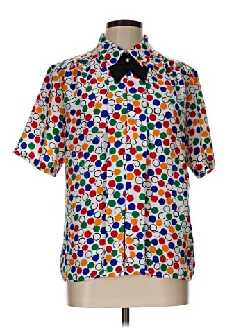 Impressions Short Sleeve Blouse (view 1)