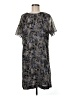 Assorted Brands Graphic Gray Cocktail Dress Size 6 - photo 1