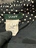 J.Crew 100% Silk Polka Dots Black Casual Dress Size 0 - photo 7