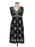Max Studio Paisley Blue Casual Dress Size L - photo 1