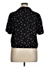 ABound Floral Black Short Sleeve Blouse Size XL - photo 2