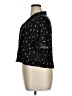 ABound Floral Black Short Sleeve Blouse Size XL - photo 5