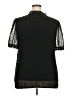 Unbranded 100% Polyester Black Short Sleeve Blouse Size 2X - photo 2