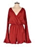 Bebe Solid Red Romper Size 4 - photo 1