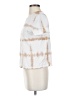 A.L.C. 100% Cotton Tie-dye Ivory Short Sleeve Turtleneck Size S - photo 5
