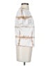 A.L.C. 100% Cotton Tie-dye Ivory Short Sleeve Turtleneck Size S - photo 4