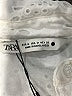 Zara Ivory 3/4 Sleeve Button-Down Shirt Size M - photo 7