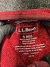 L.L.Bean 100% Polyester Red Track Jacket Size S - photo 7