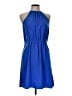 Zara Basic Solid Blue Cocktail Dress Size L - photo 1