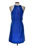 Zara Basic Solid Blue Cocktail Dress Size L - photo 2