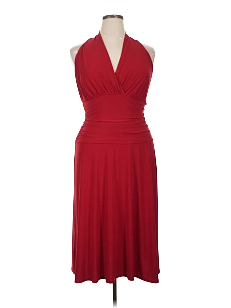 Pre-owned Nine West Cocktail Dress In Burgundy