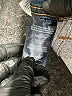 Angels Chevron-herringbone Blue Jeans Size 20 - photo 5