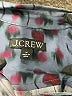 J.Crew Animal Print Blue Long Sleeve Blouse Size M - photo 7