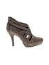Unlisted 100% Leather Gray Heels Size 8 - photo 1