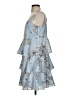 CeCe 100% Polyester Print Blue Cocktail Dress Size 4 - photo 5