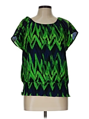 MICHAEL Michael Kors Short Sleeve Blouse (view 1)