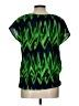MICHAEL Michael Kors 100% Polyester Green Short Sleeve Blouse Size L - photo 2