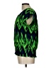 MICHAEL Michael Kors 100% Polyester Green Short Sleeve Blouse Size L - photo 5