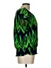 MICHAEL Michael Kors 100% Polyester Green Short Sleeve Blouse Size L - photo 4