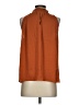 Elan 100% Polyester Orange Sleeveless Blouse Size S - photo 2