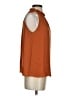 Elan 100% Polyester Orange Sleeveless Blouse Size S - photo 4