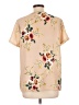 Unbranded 100% Polyester Tan Short Sleeve Blouse Size L - photo 2