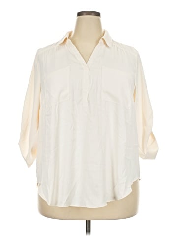 Torrid 3/4 Sleeve Blouse (view 1)
