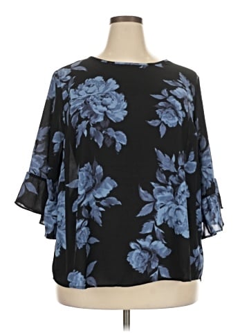 Torrid 3/4 Sleeve Blouse (view 1)