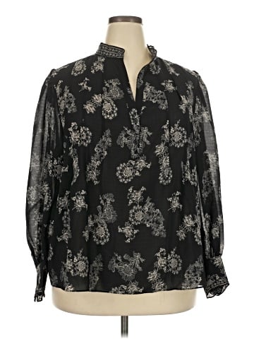 Max Studio Long Sleeve Blouse (view 1)