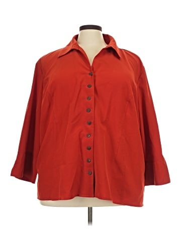 Maggie Barnes 3/4 Sleeve Button-Down Shirt (view 1)