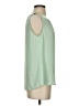 DKNY 100% Polyester Green Sleeveless Blouse Size S - photo 4