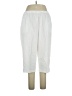 Blair 100% Polyester Solid White Casual Pants Size XL - photo 1