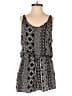 BCX 100% Rayon Graphic Black Romper Size S - photo 1