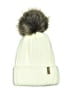 Furtalk 100% Acrylic Ivory White Beanie One size - photo 1