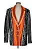 FARM Rio 100% Linen Print Orange Blazer Size S - photo 1