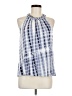 Saint Tropez West Blue Sleeveless Blouse Size M - photo 1