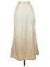 Unbranded 100% Polyester Solid Ivory Formal Skirt Size L - photo 2