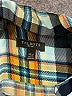 Talbots 100% Rayon Plaid Blue 3/4 Sleeve Button-Down Shirt Size XL Petite - photo 7