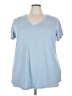 Torrid Blue Short Sleeve T-Shirt Size 4X Plus (4) - photo 1