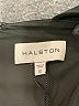 Halston 100% Polyester Solid Black Cocktail Dress Size 12 - photo 7