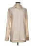 Everlane Color Block Tan Long Sleeve Blouse Size 4 - photo 1