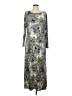 Chico's Paisley Gray Casual Dress Size Lg (2) - photo 1