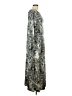 Chico's Paisley Gray Casual Dress Size Lg (2) - photo 4