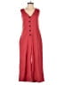 Knot Sisters Solid Red Jumpsuit Size S - photo 1