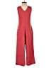 Knot Sisters Solid Red Jumpsuit Size S - photo 2