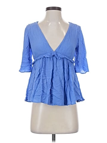 Mustard Seed 3/4 Sleeve Blouse (view 1)