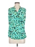 Liz Claiborne Teal Sleeveless Blouse Size M - photo 1