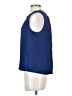 J.Crew 100% Polyester Blue Sleeveless Blouse Size 4 - photo 5
